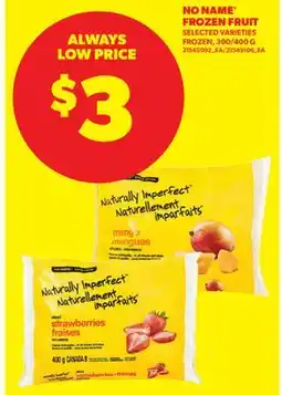 Real Canadian Superstore NO NAME FROZEN FRUIT, 300/400 G offer