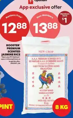 Real Canadian Superstore ROOSTER PREMIUM SCENTED JASMINE RICE offer