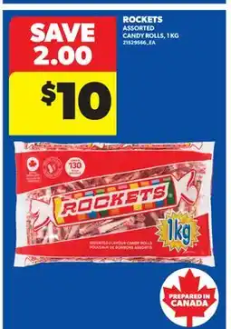 Real Canadian Superstore ROCKETS ASSORTED CANDY ROLLS offer