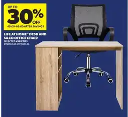 Real Canadian Superstore LIFE AT HOME DESK AND S&CO OFFICE CHAIR offer
