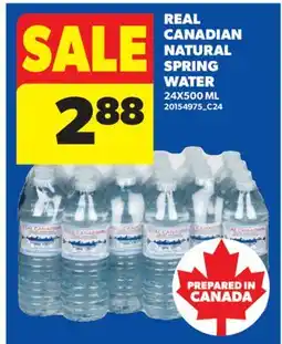 Real Canadian Superstore REAL CANADIAN NATURAL SPRING WATER offer