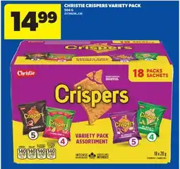 Real Canadian Superstore CHRISTIE CRISPERS VARIETY PACK offer