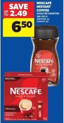 Real Canadian Superstore NESCAFÉ INSTANT COFFEE offer