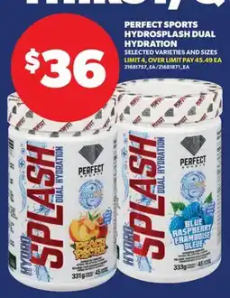 Real Canadian Superstore PERFECT SPORTS HYDROSPLASH DUAL HYDRATION offer