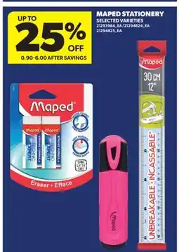 Real Canadian Superstore MAPED STATIONERY offer
