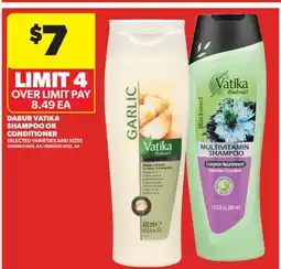 Real Canadian Superstore DABUR VATIKA SHAMPOO OR CONDITIONER offer