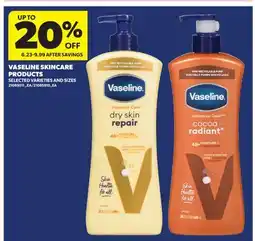 Real Canadian Superstore VASELINE SKINCARE PRODUCTS offer