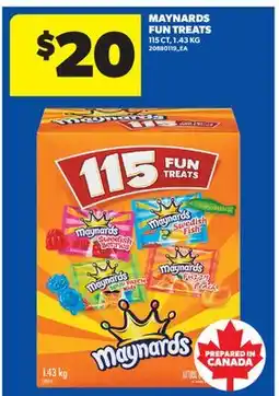 Real Canadian Superstore MAYNARDS FUN TREATS, 115 CT offer