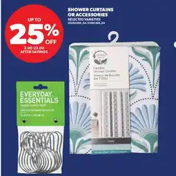 Real Canadian Superstore SHOWER CURTAINS OR ACCESSORIES offer