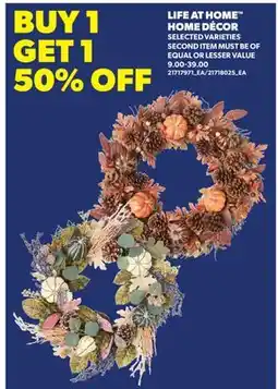 Real Canadian Superstore LIFE AT HOME HOME DÉCOR offer