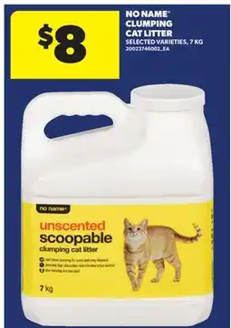 Real Canadian Superstore NO NAME CLUMPING CAT LITTER offer