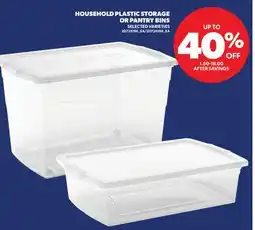 Real Canadian Superstore HOUSEHOLD PLASTIC STORAGE OR PANTRY BINS offer