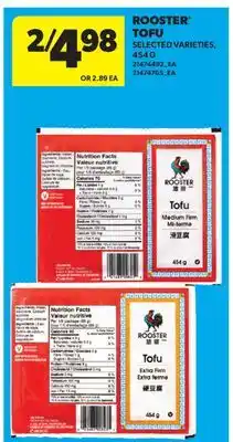 Real Canadian Superstore ROOSTER TOFU offer