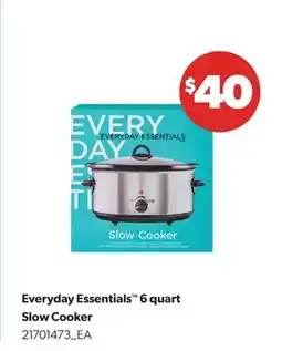 Real Canadian Superstore EVERYDAY ESSENTIALS 6 QUART SLOW COOKER offer