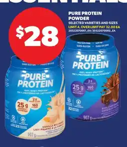 Real Canadian Superstore PURE PROTEIN POWDER offer