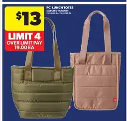 Real Canadian Superstore PC LUNCH TOTES offer