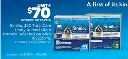 Real Canadian Superstore SIMILAC 360 TOTAL CARE READY TO FEED INFANT FORMULA offer