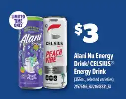 Real Canadian Superstore ALANI NU ENERGY DRINK/CELSIUS ENERGY DRINK offer
