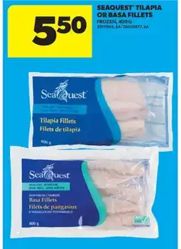 Real Canadian Superstore SEAQUEST TILAPIA OR BASA FILLETS offer