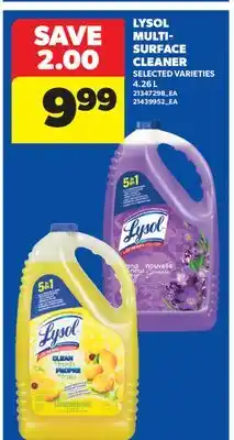 Real Canadian Superstore LYSOL MULTI-SURFACE CLEANER, 4.26 G L offer