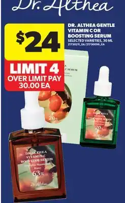 Real Canadian Superstore DR. ALTHEA GENTLE VITAMIN C BOOST-serum offer