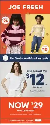 Real Canadian Superstore JOE FRESH offer