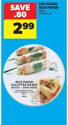 Real Canadian Superstore LEN XIANG RICE PAPER offer