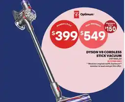 Real Canadian Superstore DYSON V8 CORDLESS STICK VACUUM offer