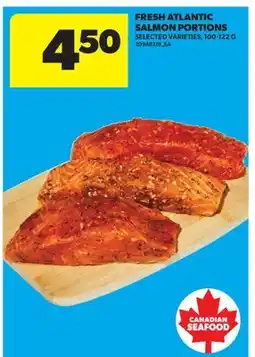 Real Canadian Superstore FRESH ATLANTIC SALMON PORTIONS offer