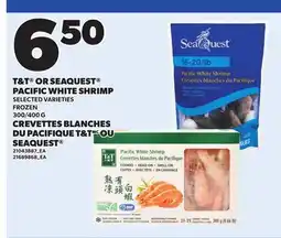 Independent Grocer T&T OR SEAQUEST PACIFIC WHITE SHRIMP, 300/400 G offer