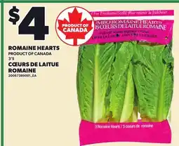 Independent Grocer ROMAINE HEARTS, 3'S offer