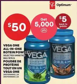 Independent Grocer VEGA ONE ALL-IN-ONE ROTEIN POWDER, 862/876 G offer