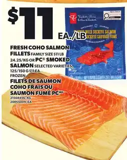 Independent Grocer FRESH COHO SALMON FILLETS OR PC SMOKED SALMON offer