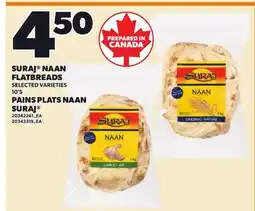 Independent Grocer PAINS PLATS NAAN SURAJ offer
