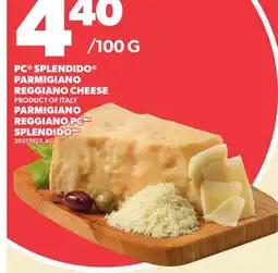 Independent Grocer PC SPLENDIDO PARMIGIANO REGGIANO CHEESE offer