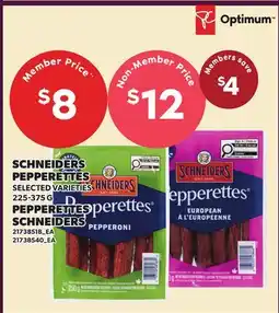 Independent Grocer SCHNEIDERS PEPPERETTES offer