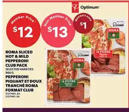 Independent Grocer ROMA SLICED HOT & MILD PEPPERONI CLUB PACK offer
