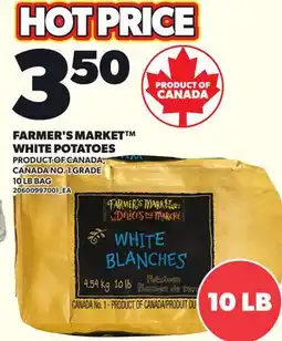 Independent Grocer FARMER'S MARKET WHITE POTATOES, 10 LB BAG offer