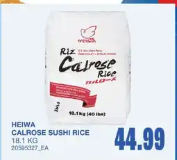 Wholesale Club CALROSE SUSHI RICE offer
