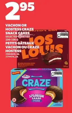 Independent Grocer VACHON OR HOSTESS CRAZE SNACK CAKES offer