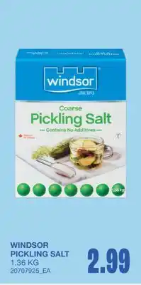 Wholesale Club WINDSOR PICKLING SALT offer