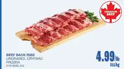 Wholesale Club BEEF BACK RIBS offer