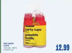 Wholesale Club RED BEER CUPS, 18.5 OZ, 100'S offer