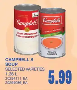 Wholesale Club CAMPBELL'S SOUP offer
