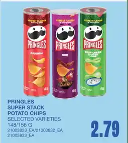 Wholesale Club PRINGLES SUPER STACK POTATO CHIPS, 148/156 G offer