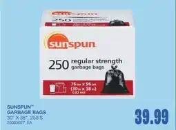 Wholesale Club GARBAGE BAGS, 30 X 38, 250'S offer