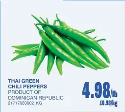 Wholesale Club THAI GREEN CHILI PEPPERS offer