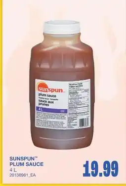 Wholesale Club PLUM SAUCE offer