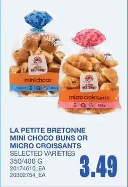 Wholesale Club MINI CHOCO BUNS OR MICRO CROISSANTS, 350/400 G offer