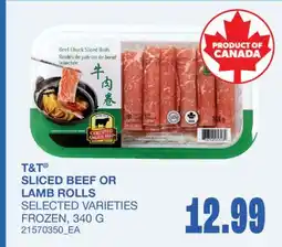 Wholesale Club SLICED BEEF OR LAMB ROLLS offer